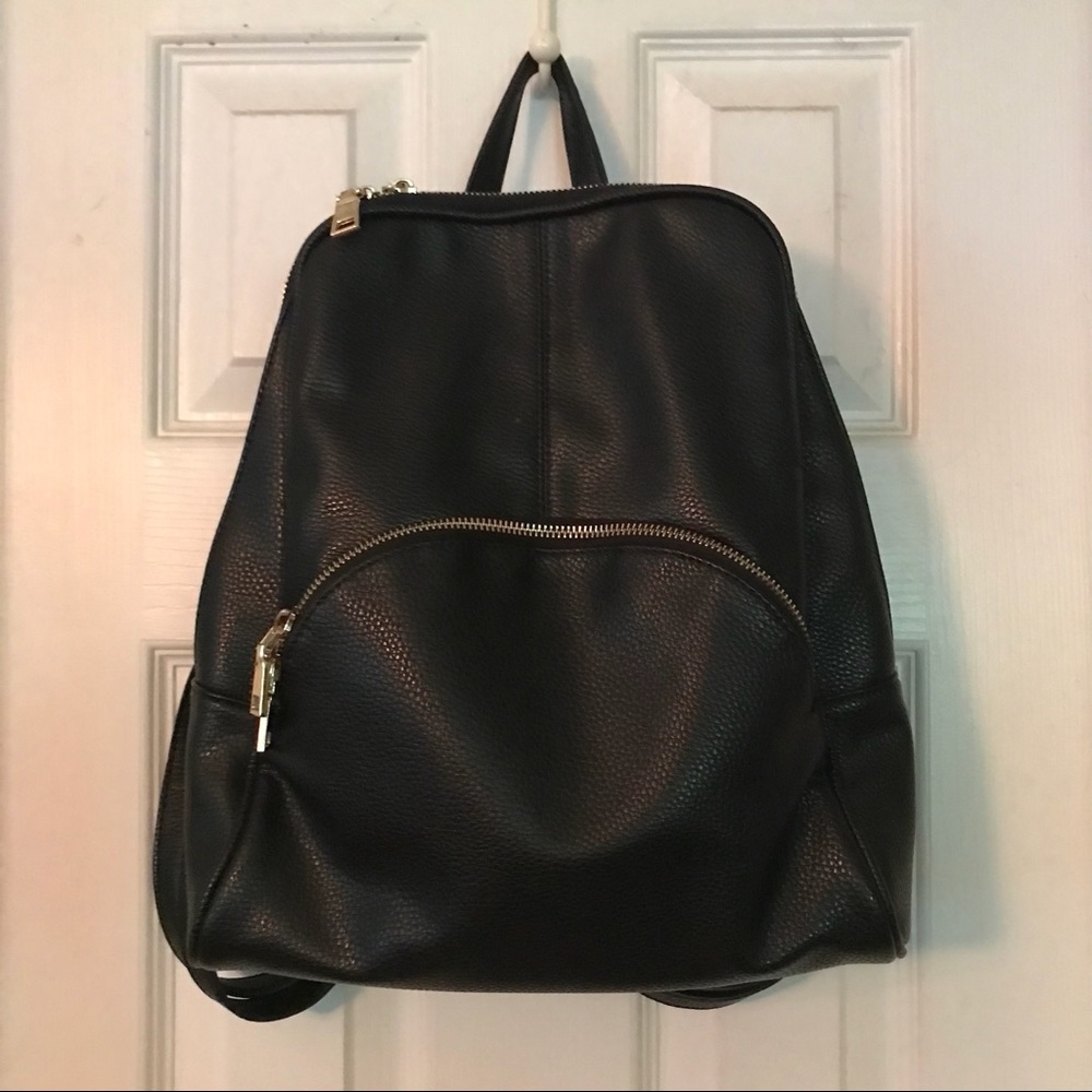 Chic Casual Black Backpack